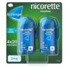 Nicorette Lozenges Icy Mint 2mg Cools 4 x 20 per pack