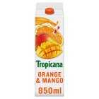 Tropicana Pure Mango & Orange Juice, 850ml