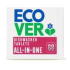 Ecover All in One Lemon Dishwasher Tablets 68 per pack
