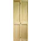 Wickes Skipton Clear Pine 4 Panel Internal Bi-Fold Door