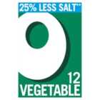 Oxo 12 Reduced Salt Vegetable Stock Cubes 71g