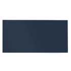 Wickes Cosmopolitan Flat Metro Dark Blue Ceramic Wall Tile - 200 x 100mm - Sample