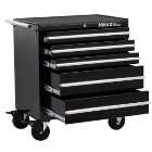 Hilka Professional Tool Chest & Cabinet with 489 Piece Mechanics Tool Kit - Black
