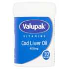 Valupak Vitamins Cod Liver Oil Capsules 400mg 30 per pack