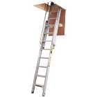 Werner Deluxe 2 Section Aluminium Loft Ladder