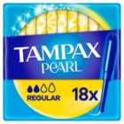 Tampax Pearl Regular Tampons with Applicator 18 pack 18 per pack
