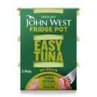 John West No Drain Fridge Pot Tuna Steak In Olive Oil 3 x 110g