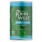John West Tuna Chunks In Brine 4 x 145g