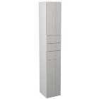 Wickes Vermont Grey Tower Unit with Drawers - 300 x 1762mm