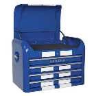 Sealey AP28104BWS Topchest 4 Drawer Retro Style (Blue and White)