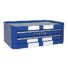 Sealey AP28102BWS Mid-Box 2 Drawer Retro Style (Blue and White)
