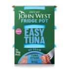 John West No Drain Fridge Pot Tuna Steak In Brine 3 x 110g