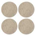 Set of 4 Campagne Faux Leather Placemats