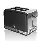 Swan ST19010BN 2-Slice Retro Toaster - Black