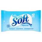 Morrisons Softer Sensitive Moist Fragrance Free Toilet Tissue Wipes 40Pk
