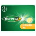 Berocca Mango Energy Vitamin Effervescent Tablets 45 per pack