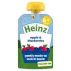 Heinz Apple & Blueberries Baby Food Fruit Pouch 6+ Months 100g