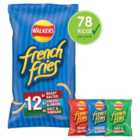 Walkers French Fries Variety Multipack Snacks Crisps 12 x 18g