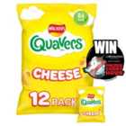 Walkers Quavers Cheese Multipack Snacks Crisps 12 x 16g