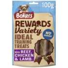 Bakers Rewards Mixed Variety Dog Treats 100g  