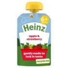 Heinz Apple & Strawberry Baby Food Fruit Puree Pouch 6+ Months 100g