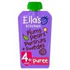 Ella's Kitchen Plums Pears Parsnips + Swedes, 120g