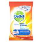 Dettol Big & Strong Antibacterial Kitchen Wipes - 25 Pack