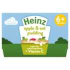 Heinz Fruity Apple & Oat Pudding 4-36 Months 4 x 100g