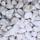Blooma White 15-25mm Rounded pebbles
