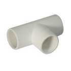 FloPlast OS13W Overflow System Equal Tee - White 21.5mm