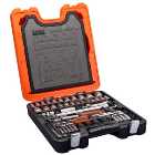 Bahco 94 Piece 1/4in & 1/2in Socket & Spanner Set