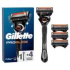 Gillette Fusion5 ProGlide Starter Pack Handle + 4 Razor Blades