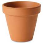 Laleh Terracotta Circular Plant pot (Dia)17.1cm