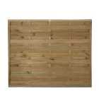 Forest Garden Pressure Treated Horizontal Hit & Miss Fence Panel 1800 x 1500mm 6 x 5ft Multi Packs