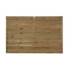 Forest Garden Pressure Treated Horizontal Hit & Miss Fence Panel 1800 x 1200mm 6 x 4ft Multi Packs
