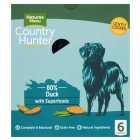Natures Menu Country Hunter Duck Wet Dog Food Pouches 6 x 150g
