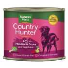 Natures Menu Country Hunter Pheasant & Goose Wet Dog Food Cans 6 x 600g