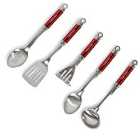 Morphy Richards 5-Piece Kitchen Tool Set - Red