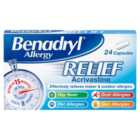 Benadryl Allergy Relief 24 Capsules 24 per pack