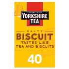 Yorkshire Tea Biscuit Brew 40 Tea Bags 100g