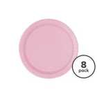 Lovely Pink Recyclable Paper Party Plates 8 per pack