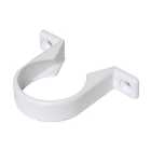 FloPlast WS34W Solvent Weld Waste Pipe Clips - White 32mm Pack of 3