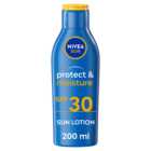 Nivea Sun Protect and Moisture Sun Cream Lotion SPF30 200ml