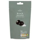 Morrisons Pitted Black Olives With Sea Salt (70g) 70g