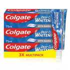 Colgate Deep Clean Whitening with Baking Soda Toothpaste 3 x 75ml