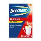 Beechams Flu Plus Cold & Flu Hot Lemon Sachets 10 per pack