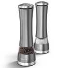 Morphy Richards Accents Electric Salt and Pepper Mills - Titanium