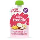 Little Freddie Coconut & Tropical Fruits Organic Pouch, 6 mths+ 100g