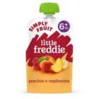 Little Freddie Peaches & Raspberries Pouch, 6 mths+ 100g