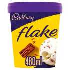 Cadbury Flake Ice Cream Tub 480ml